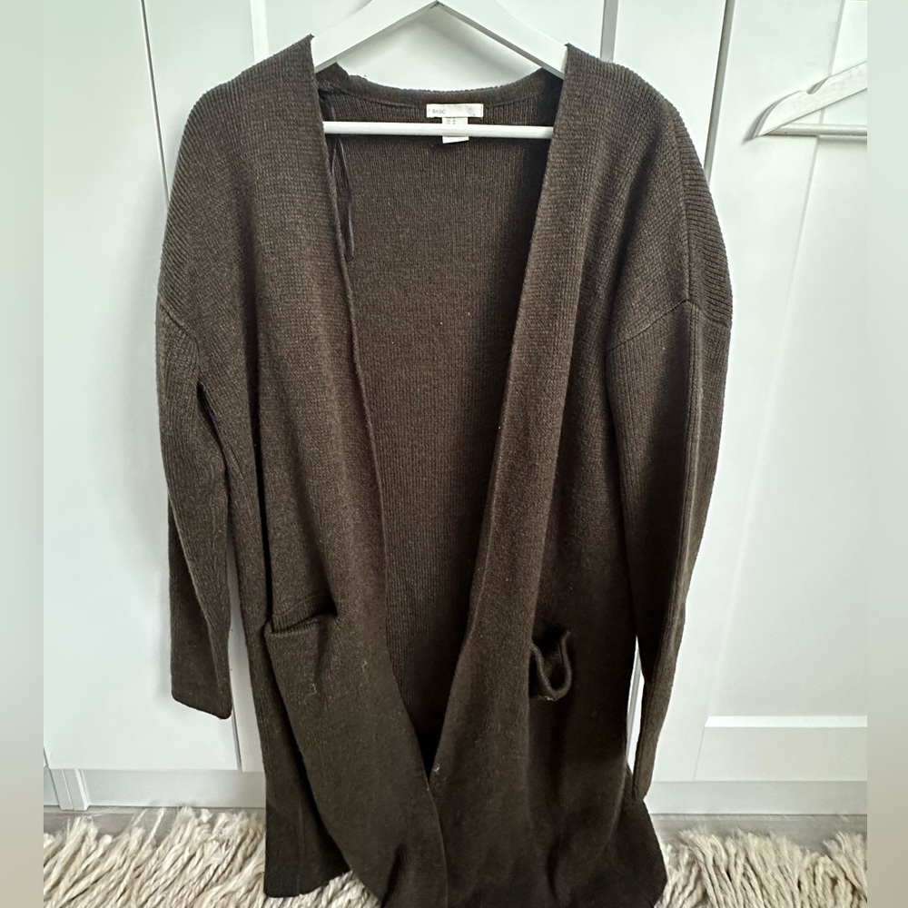 H&M knit long cardigan